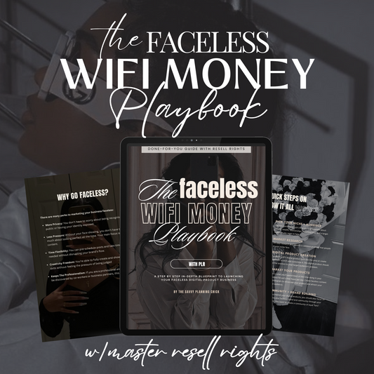 THE FACELESS WIFI MONEY PLAYBOOK W/RESELL RIGHTS