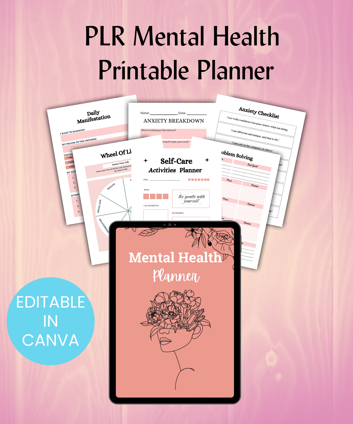 PLR MENTAL HEALTH PLANNER