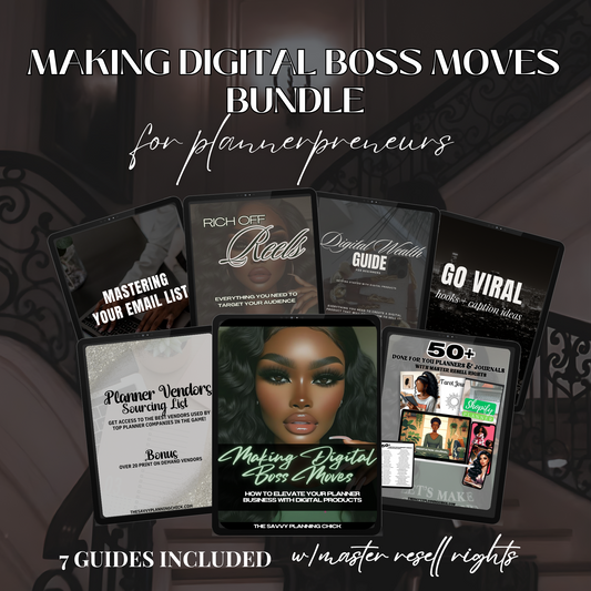 MAKING DIGITAL BOSS MOVES 7 PIECE BUNDLE W/MASTER RESELL RIGHTS