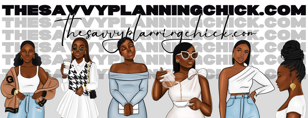 The Savvy Planning Chick logo