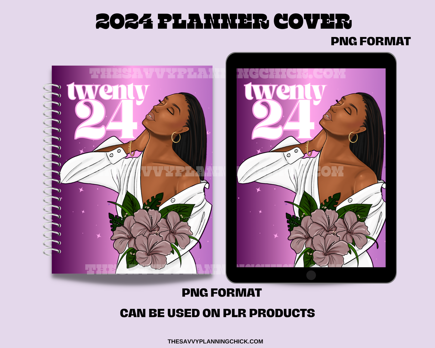 2024 PLANNER COVER-BREATHE-DARK SKIN