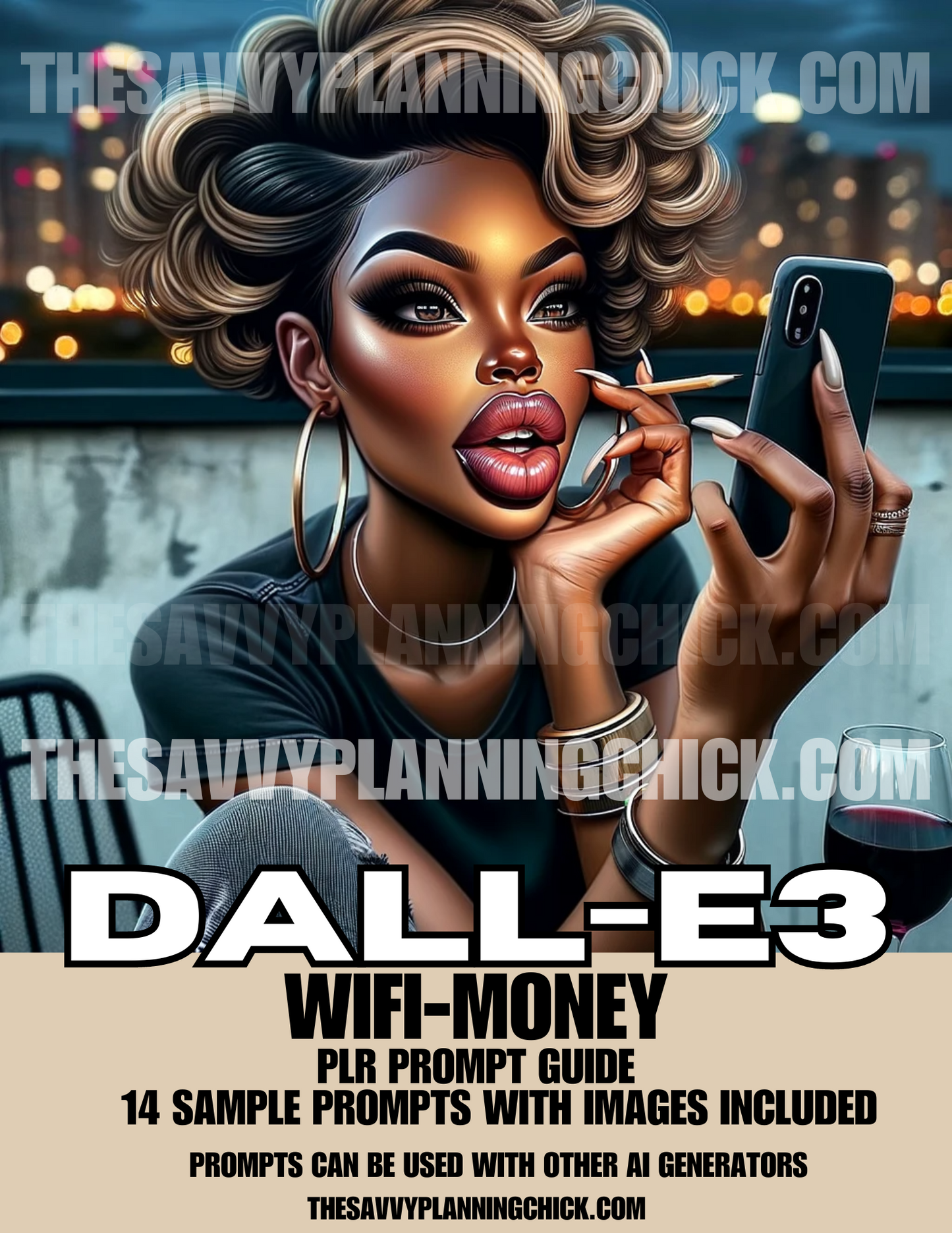 DALL E-3 WIFI MONEY PLR PROMPT GUIDE