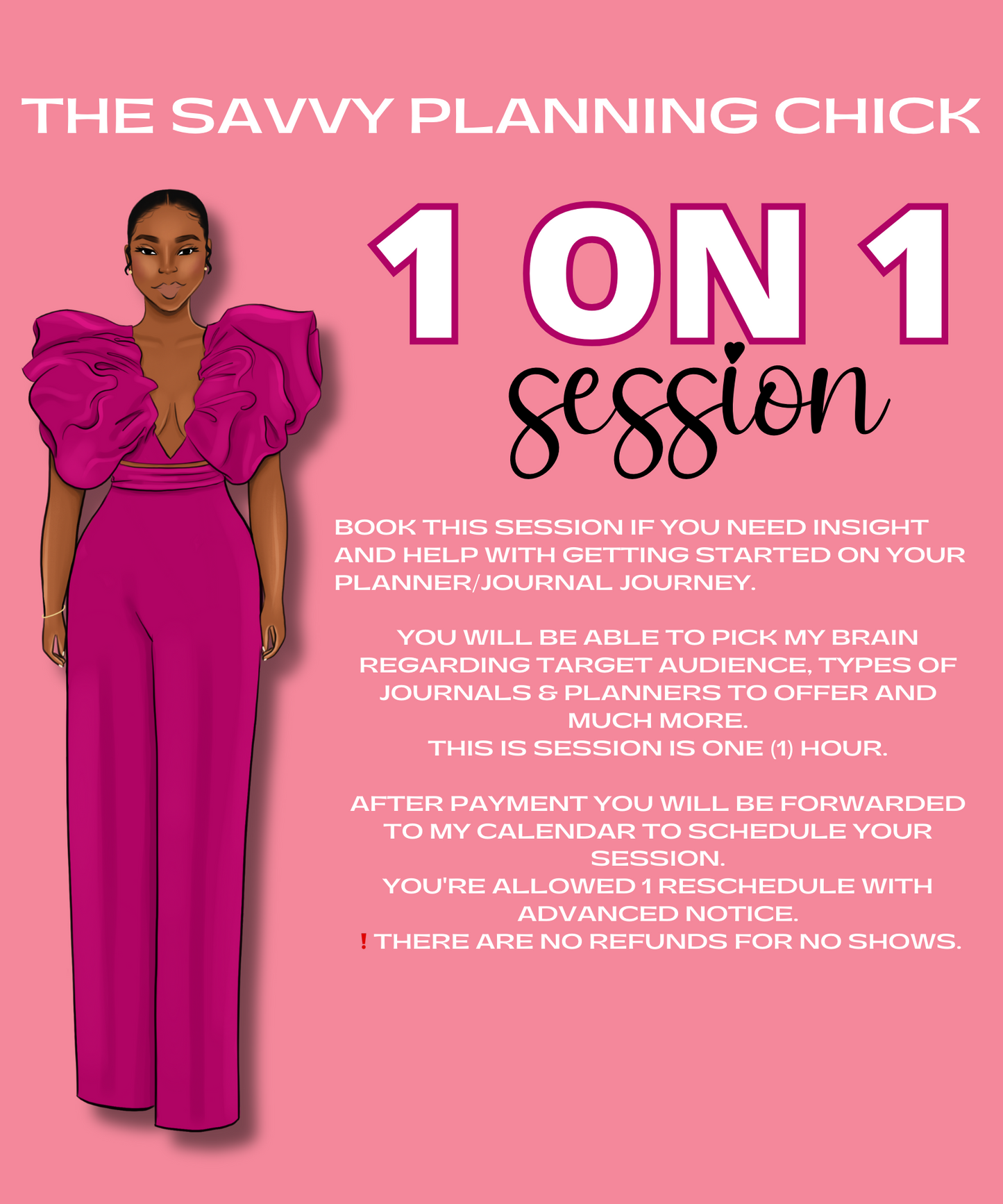 1 on 1 WITH THE SAVVY PLANNING CHICK