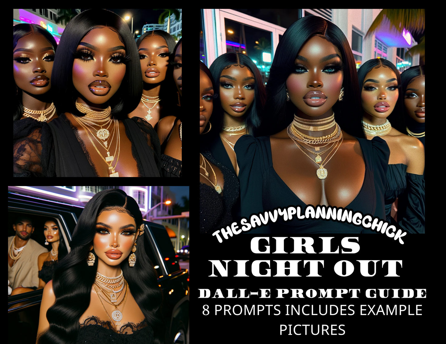 Girls Night Out DALL-E Prompt Guide