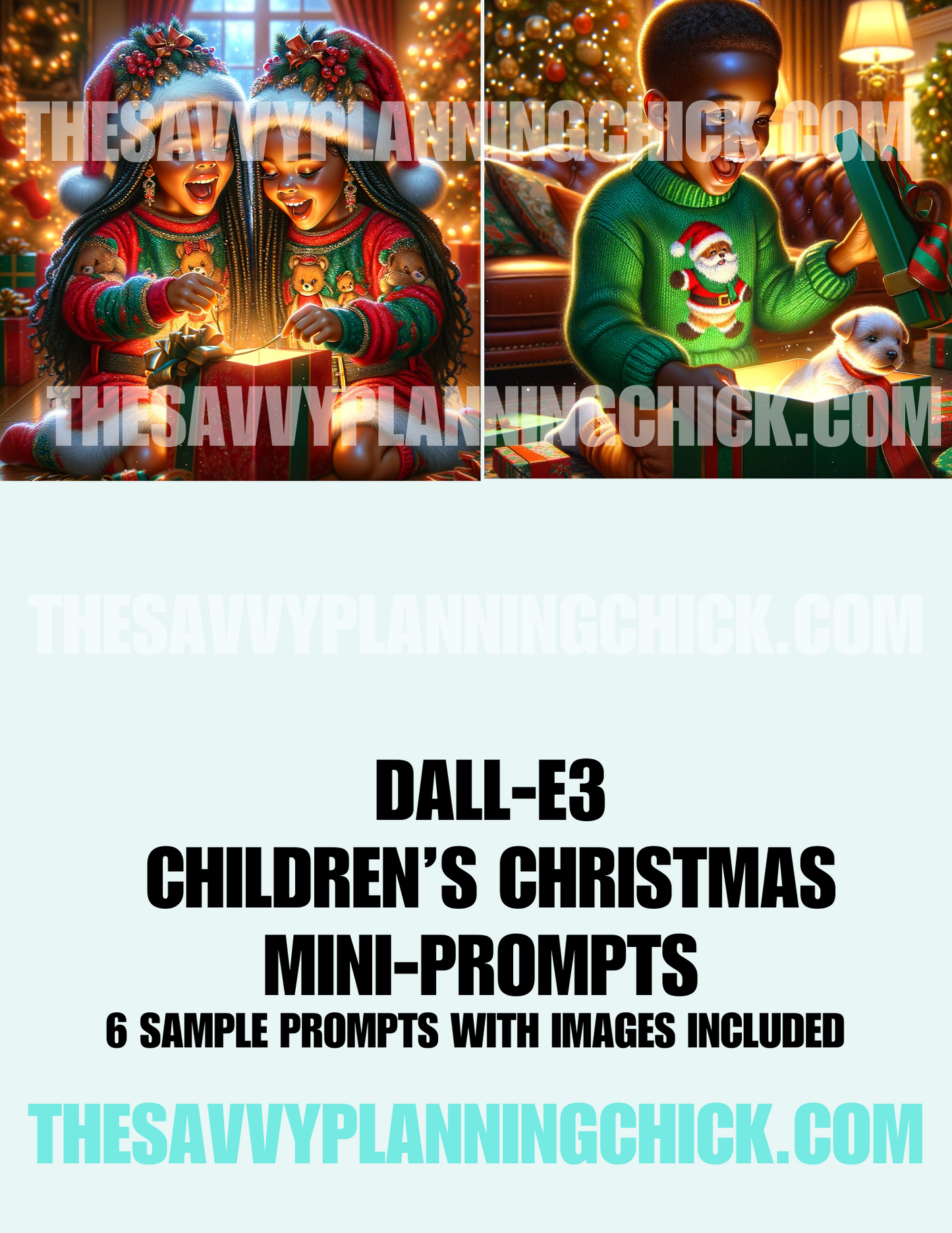 CHILDREN HOLIDAY DALLE3 MINI PROMPT GUIDE