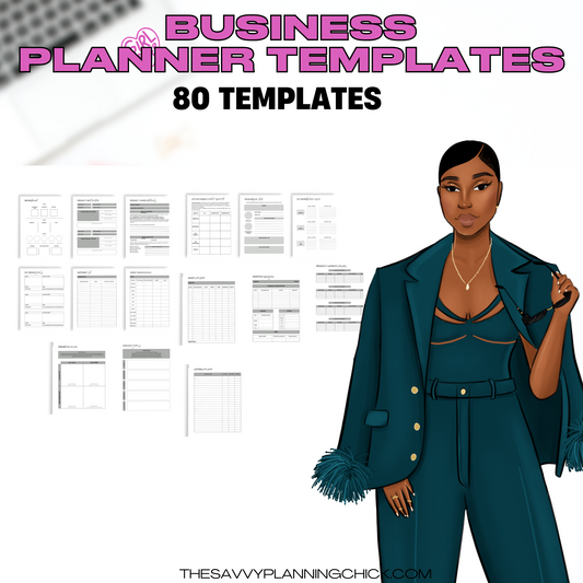 BUSINESS PLANNER EDITABLE TEMPLATES