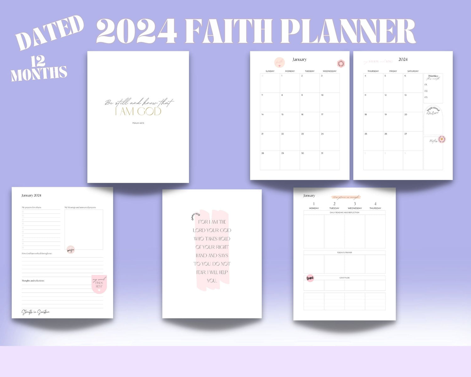 2024 Planners – Faith Planner