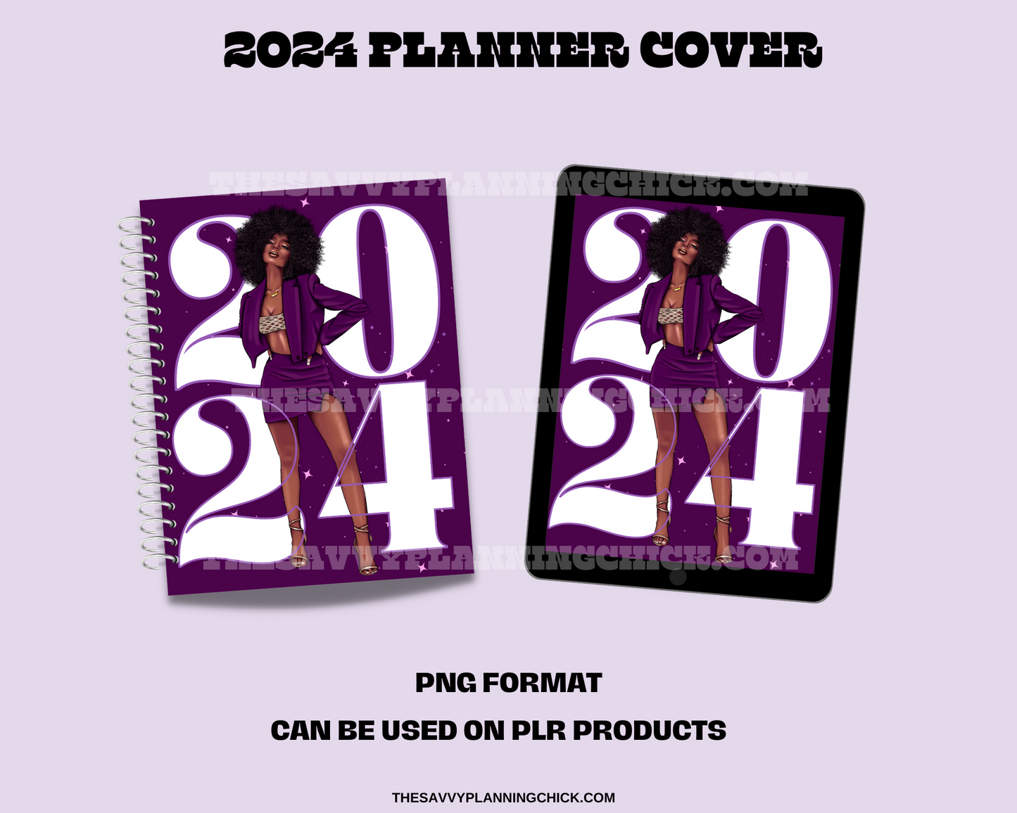 2024 PLANNER COVER-PURPLE HAZE