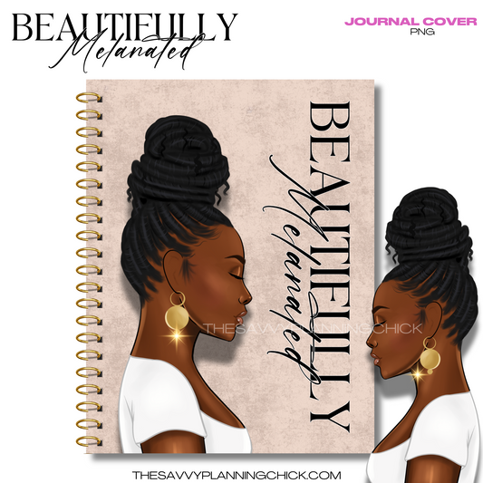 Beautifully Melanated Journal Cover