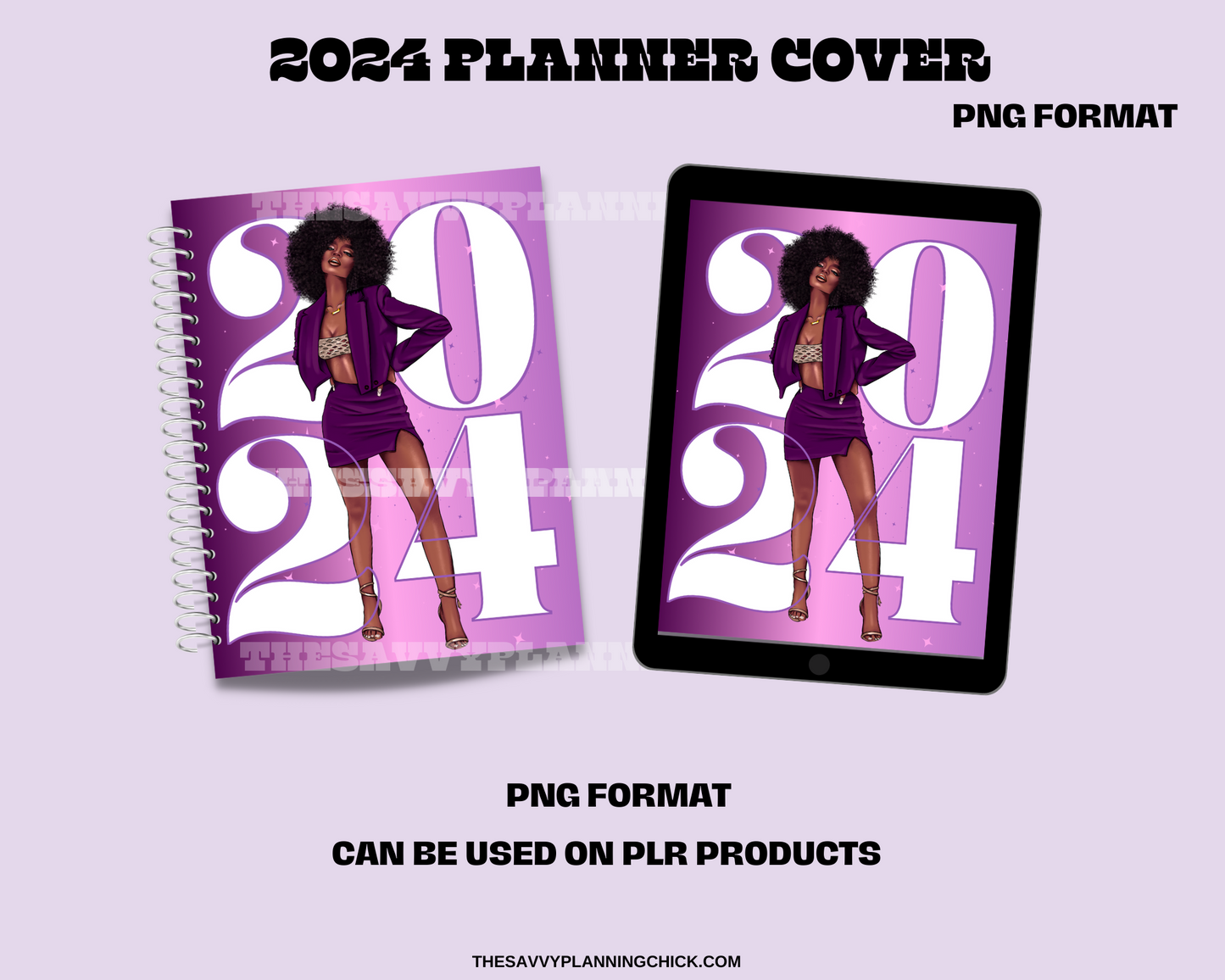 2024 PLANNER COVER-Radiant Amethyst Ombre