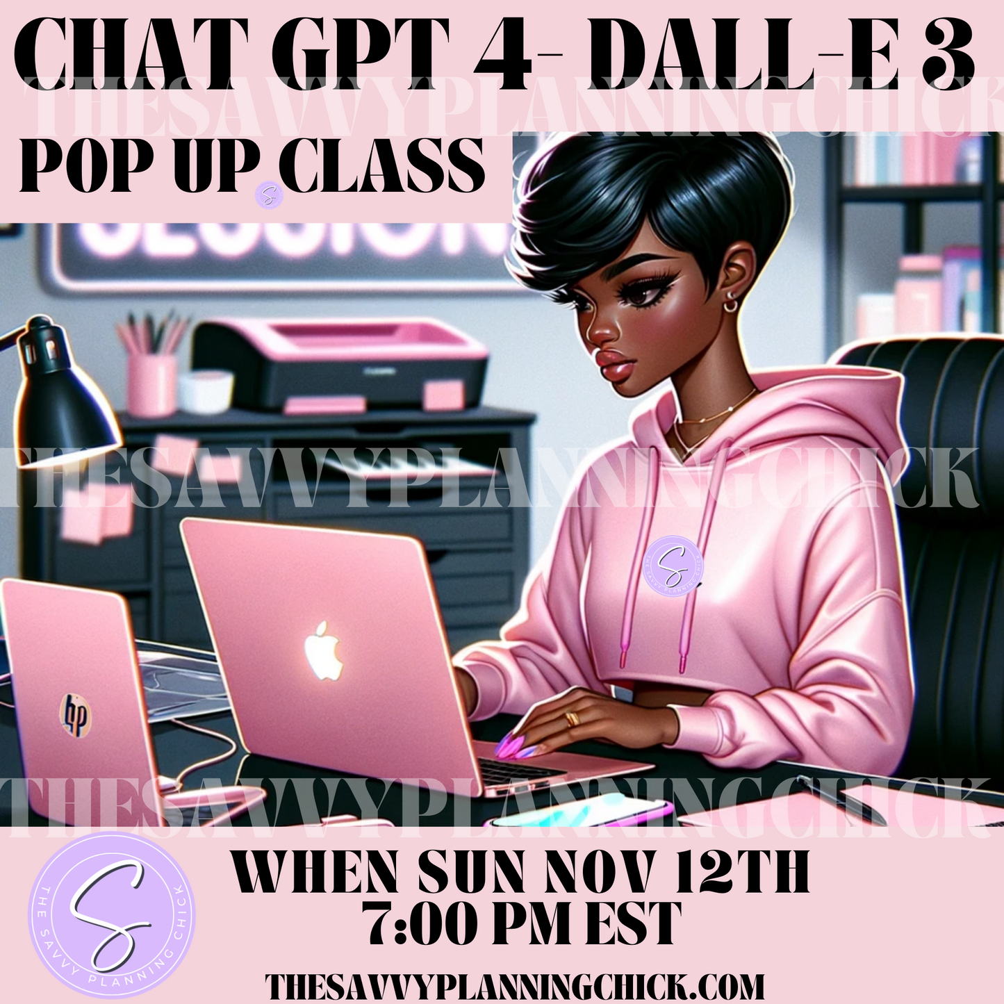 CHAT GPT 4 DALL-E 3 POP UP CLASS-REPLAY