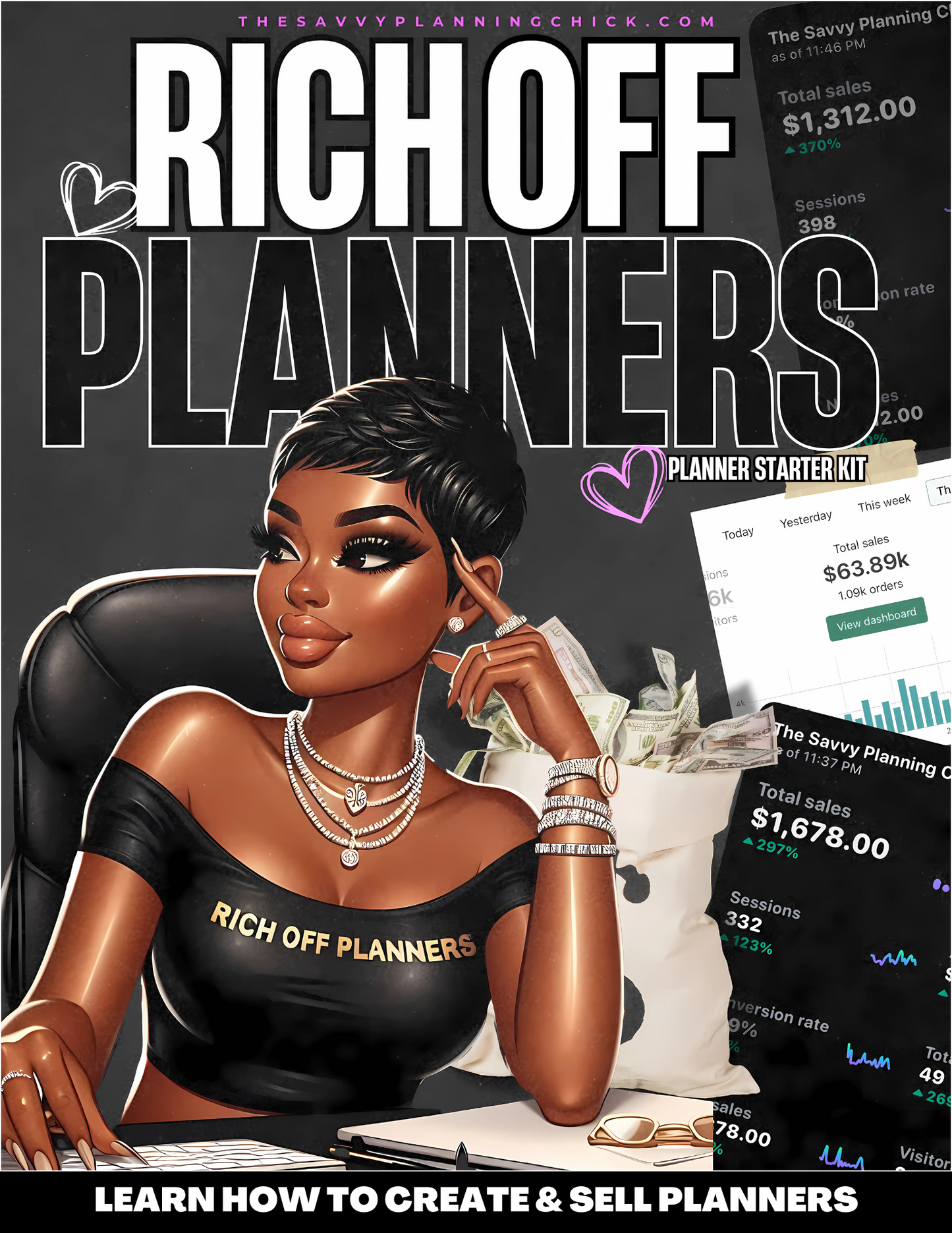 RICH OFF PLANNERS STARTER KIT W/FREE CLASS