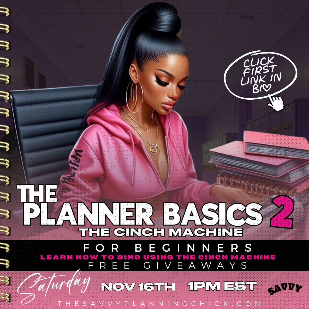 "The Planner Basics Part 2 - "How to Use The Cinch Machine"