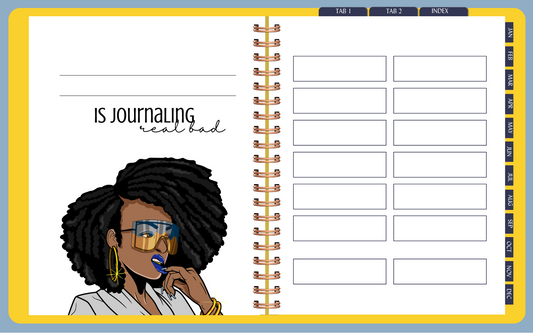 PLR DIGITAL PLANNER LANDSCAPE (BLANK)