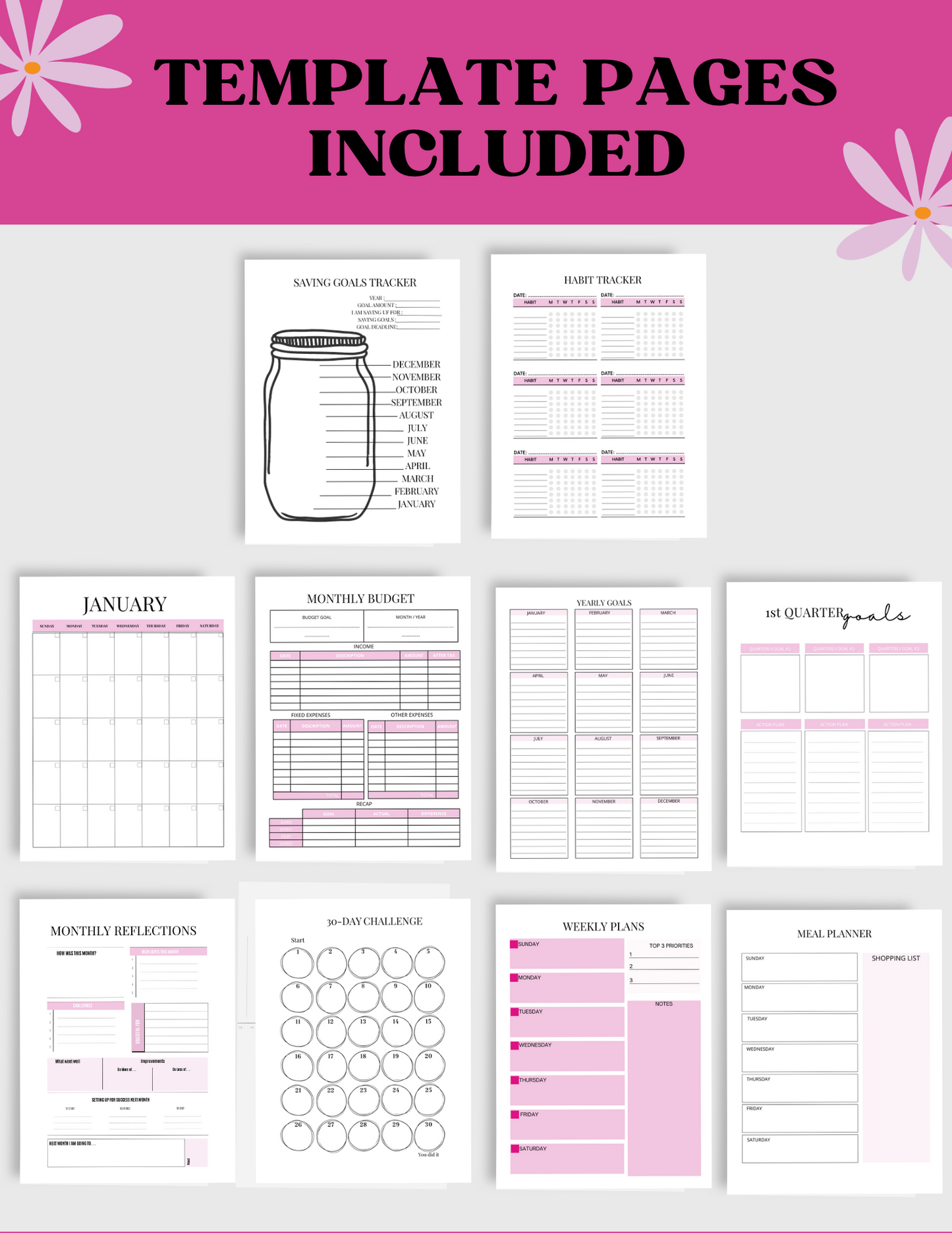 HOW TO CREATE A PLANNER- SELF PACED COURSE *BONUS-HOW TO BIND AT HOME VIDEO*